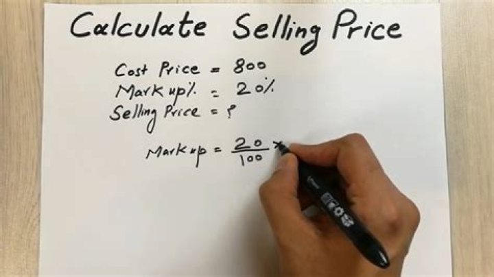 Selling price - How To Discuss