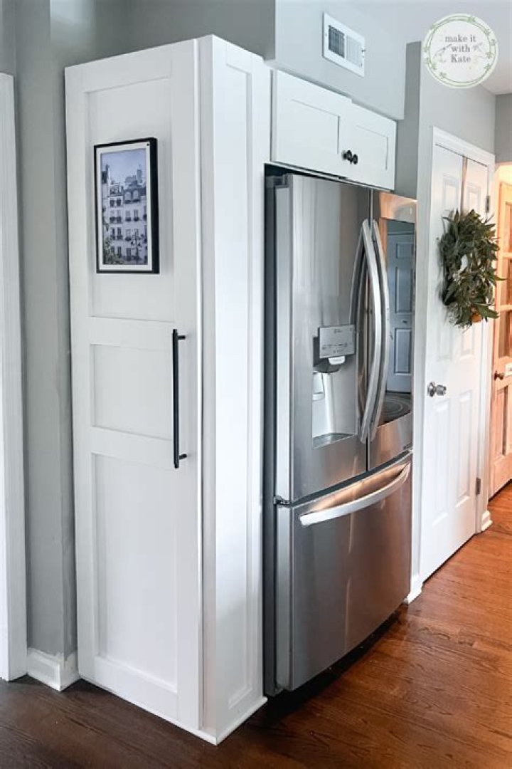 Should refrigerator be flush with cabinets
