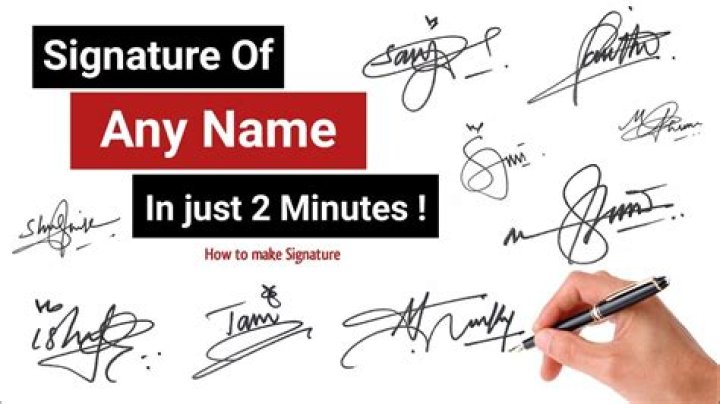 Signature - How To Discuss