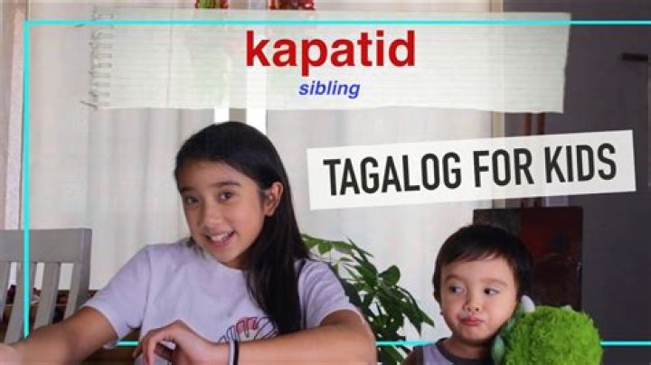 Sister In Tagalog - How To Discuss