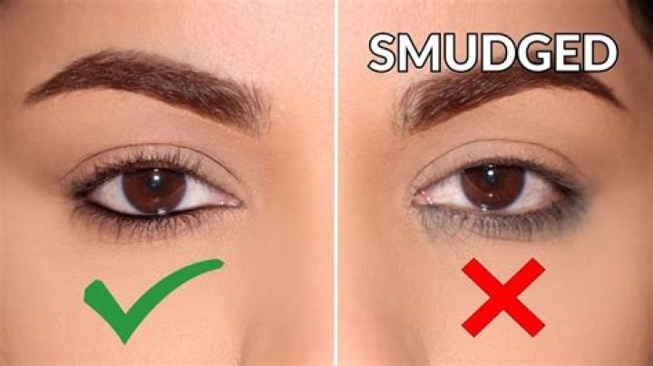 Smudged eyeliner - How To Discuss