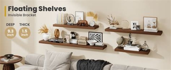 Staggered floating shelves - How To Discuss
