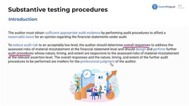 Substantive test - How To Discuss
