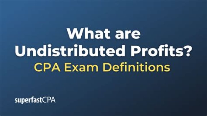 Undistributed Profits Tax - How To Discuss