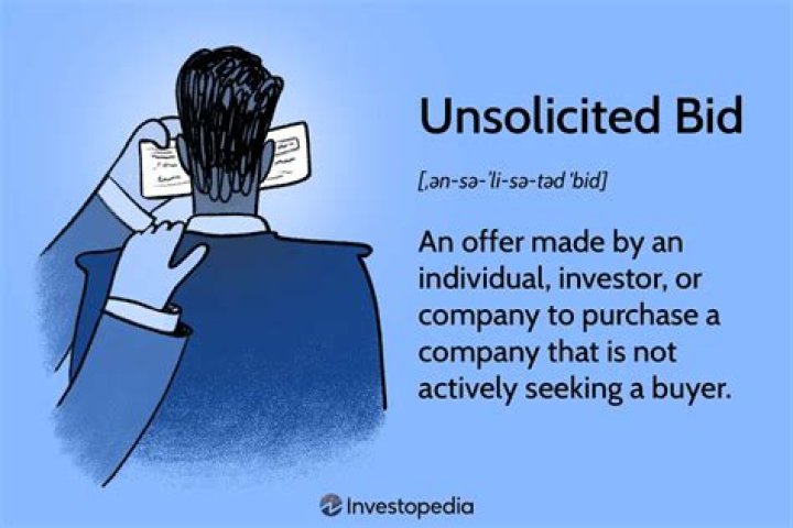 Unsolicited Bid - How To Discuss