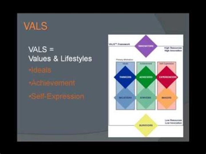 Values, Attitudes, and Lifestyles System (VALS-2)