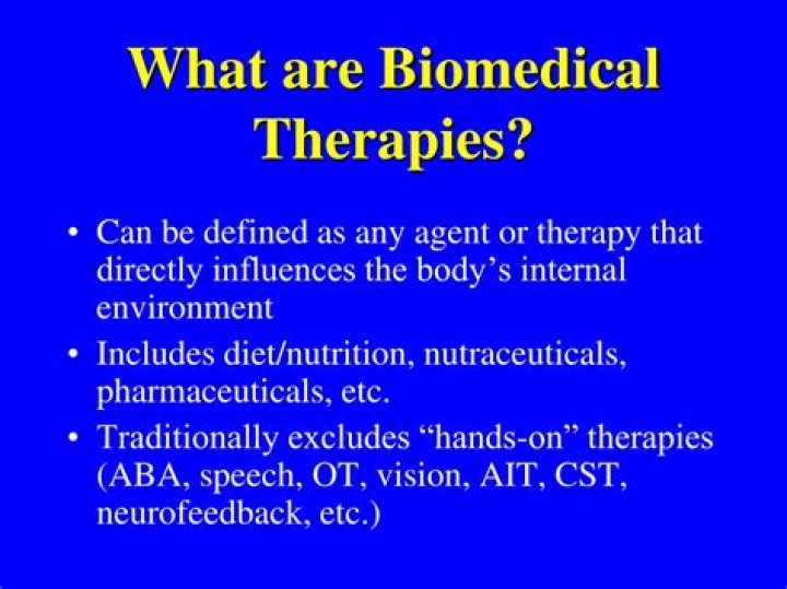 What are biomedical therapies