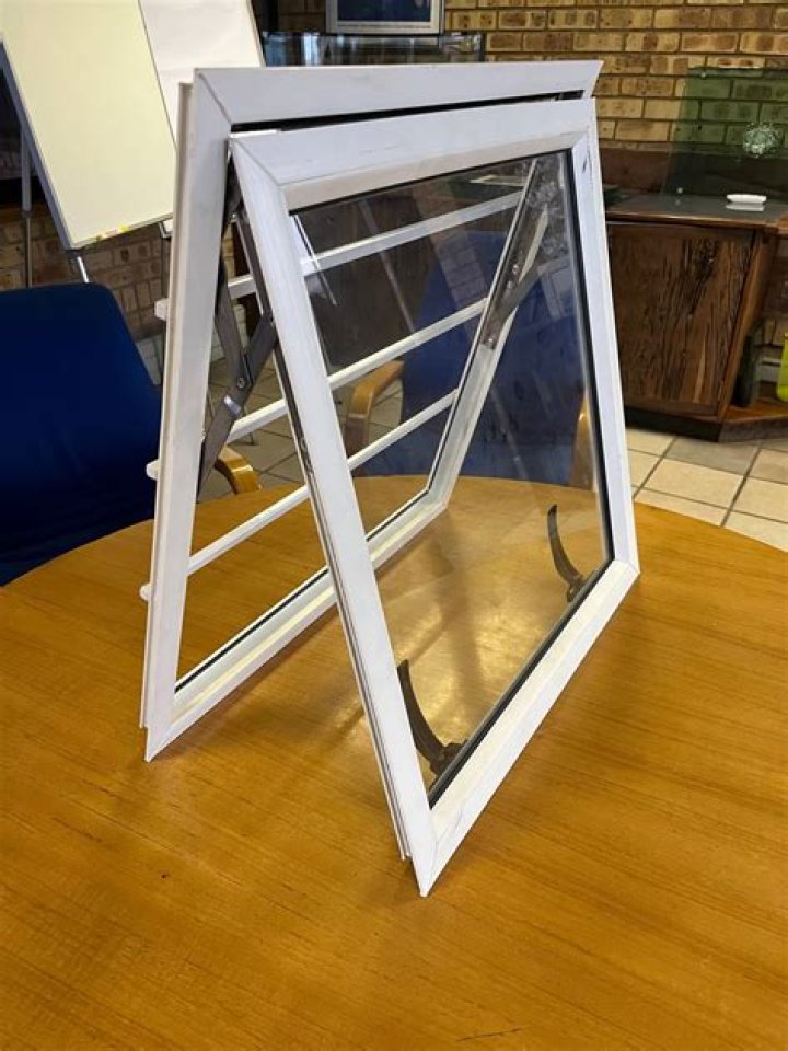 What are plastic window frames made of