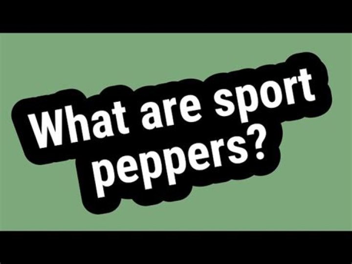 What are sports peppers