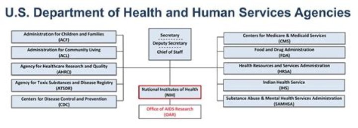 What are the 11 agencies under the US Department of Health and Human Services