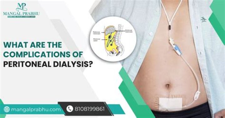 What are the complications of peritoneal dialysis