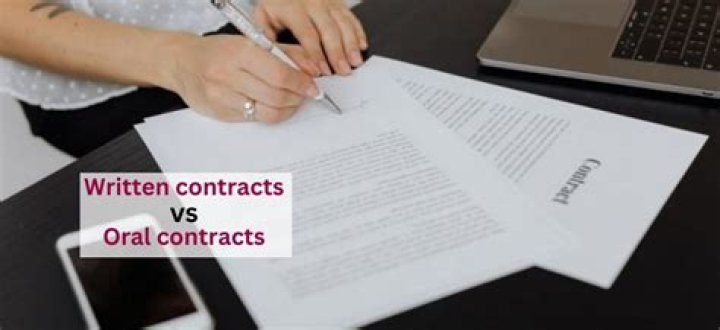 What are the differences between oral and written contracts