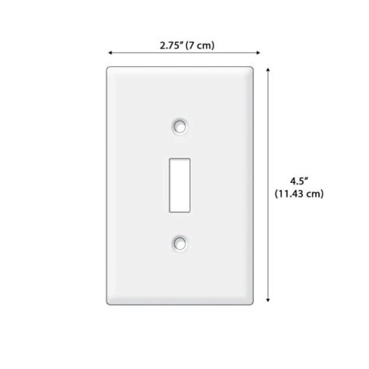 What are the dimensions of a light switch