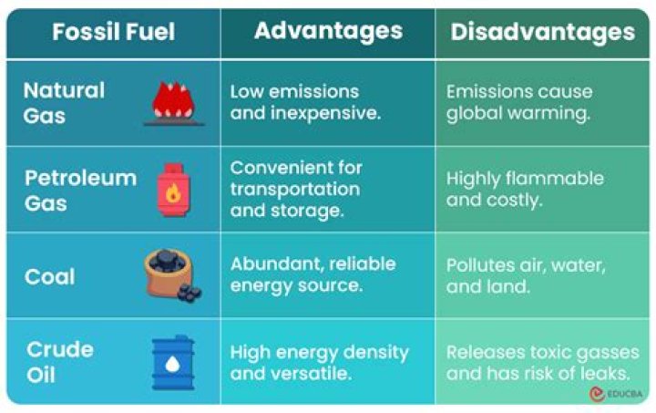 What are the disadvantage of using fossil fuels