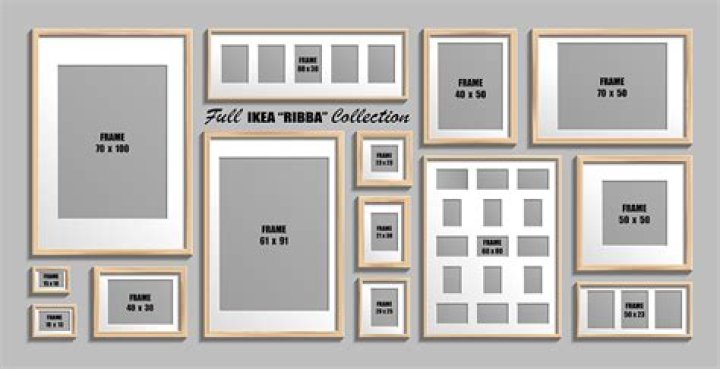 What are typical picture frame sizes