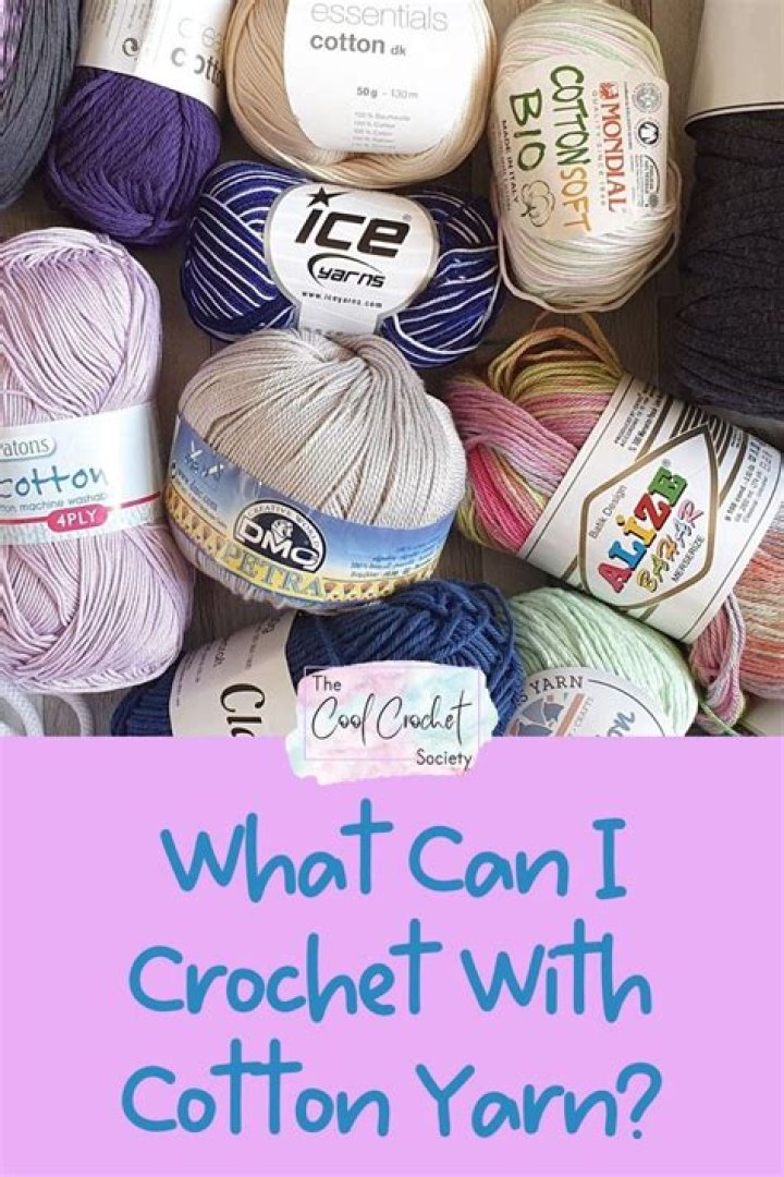 What can I crochet with cotton