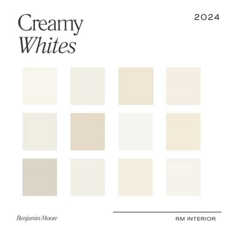 What color goes with creamy white