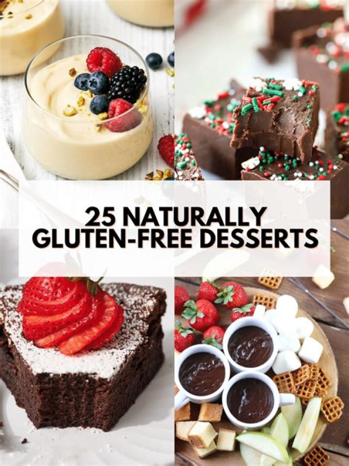 What desserts are gluten free
