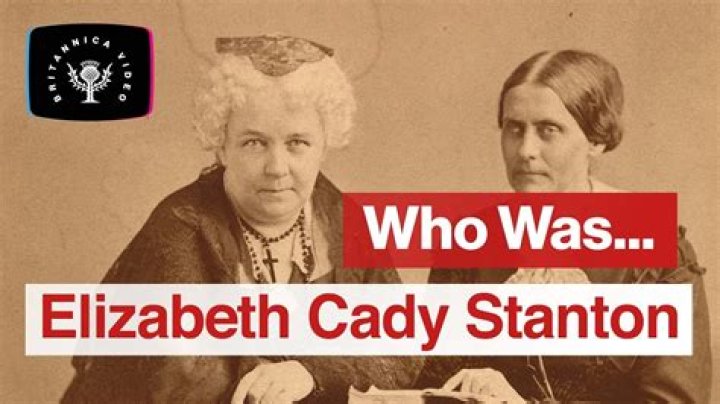 What did Elizabeth Cady Stanton do for slavery