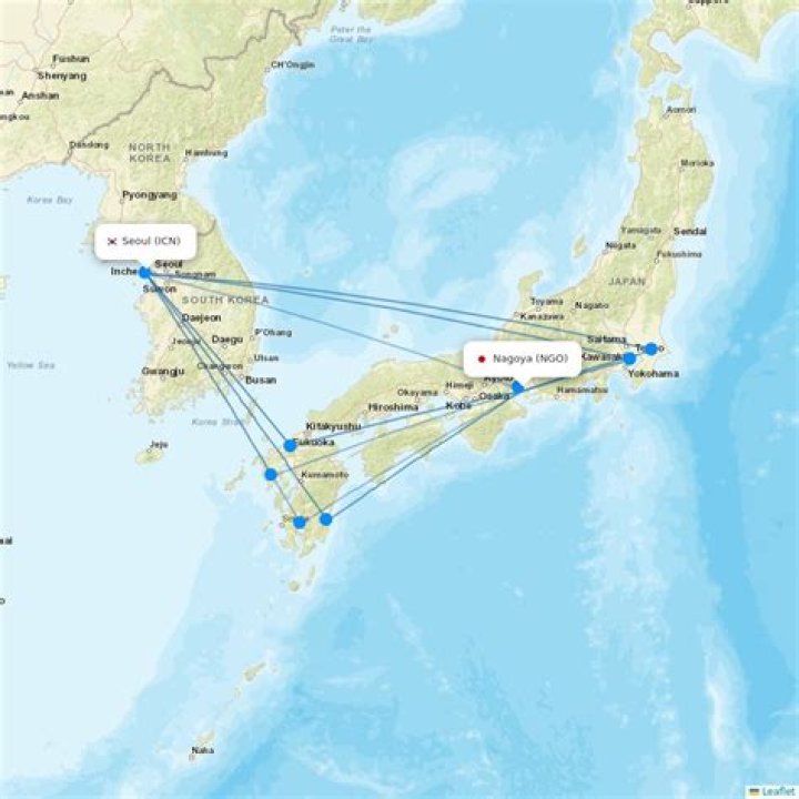 What direction would you fly from San Francisco to Tokyo