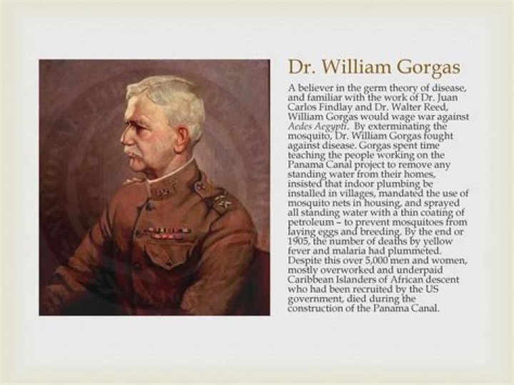 What disease did Dr William Gorgas find a treatment for