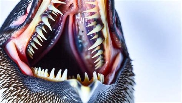 What do penguins teeth look like