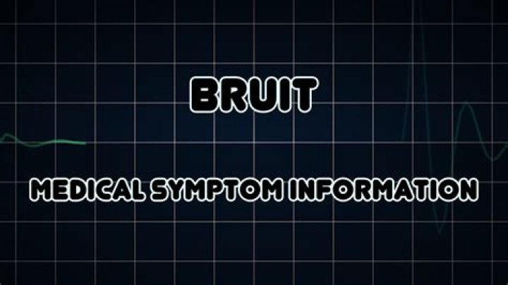 What Does A Bruit Sound Like