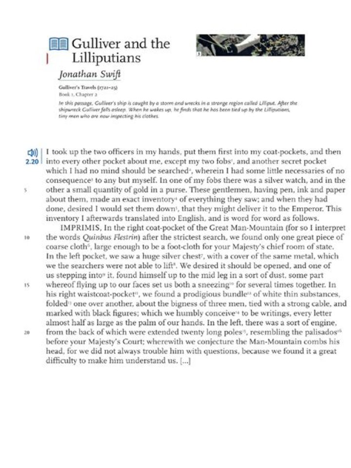 What does Gulliver think of the Lilliputians