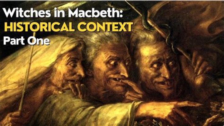 What does Macbeth say to the witches