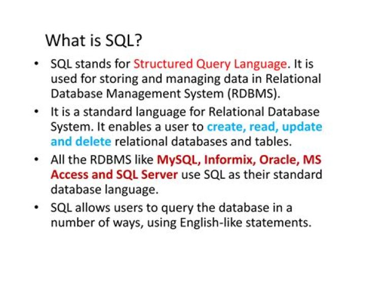 What does != Mean SQL