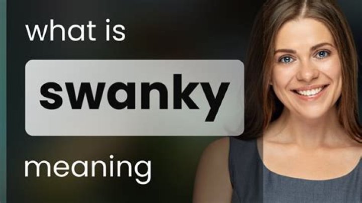 What does Swank mean in Britain