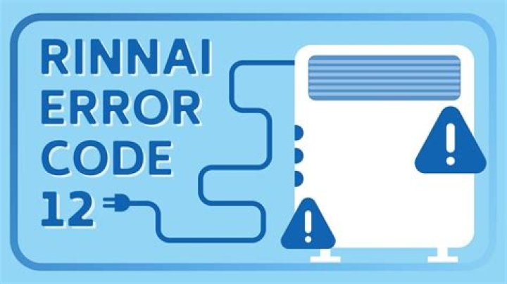 What does the Rinnai error code 25 mean?
