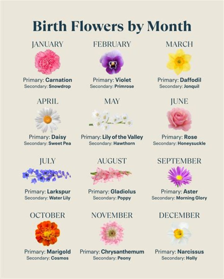 What does your birth flower say about you