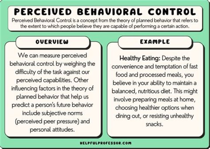 What effect does perceived control have on health