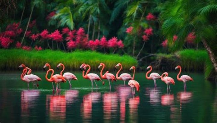 What is a flamingos habitat