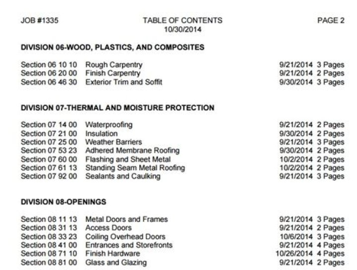 What is a performance specification in construction
