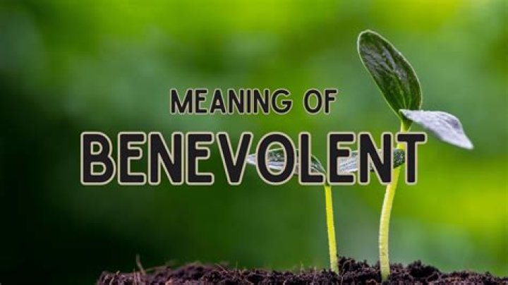 What is another form of the word benevolent