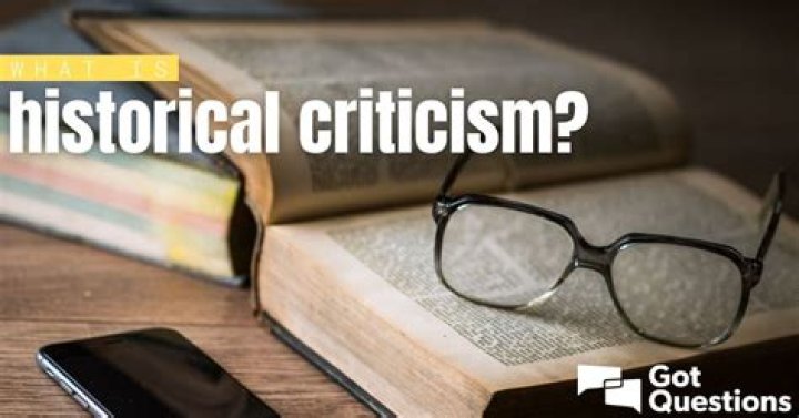 What is biblical historical criticism