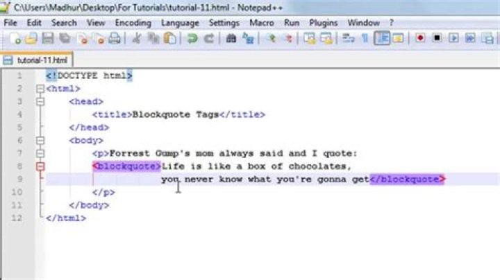 What is blockquote in HTML