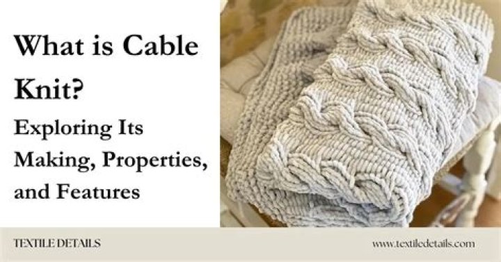 What is cable knit fabric