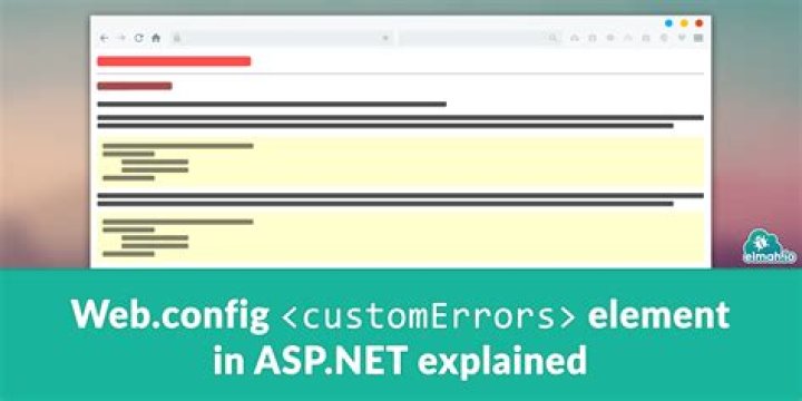 What is custom errors in asp net