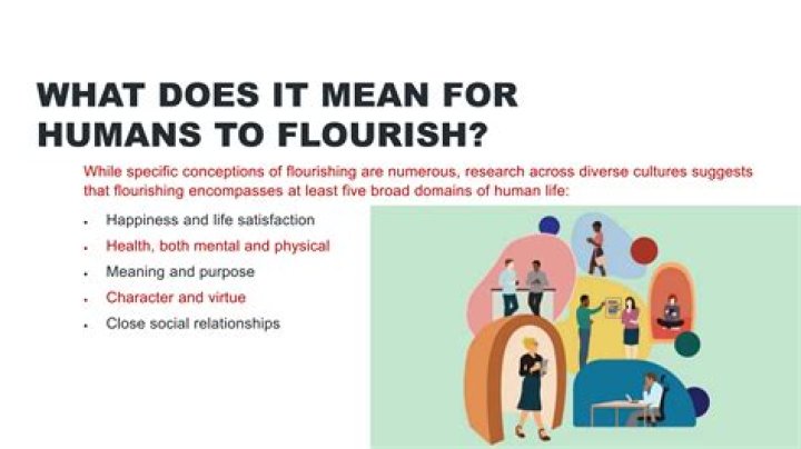 What is human person flourishing