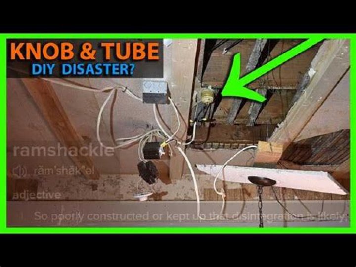 What is knob and tube wiring in a home