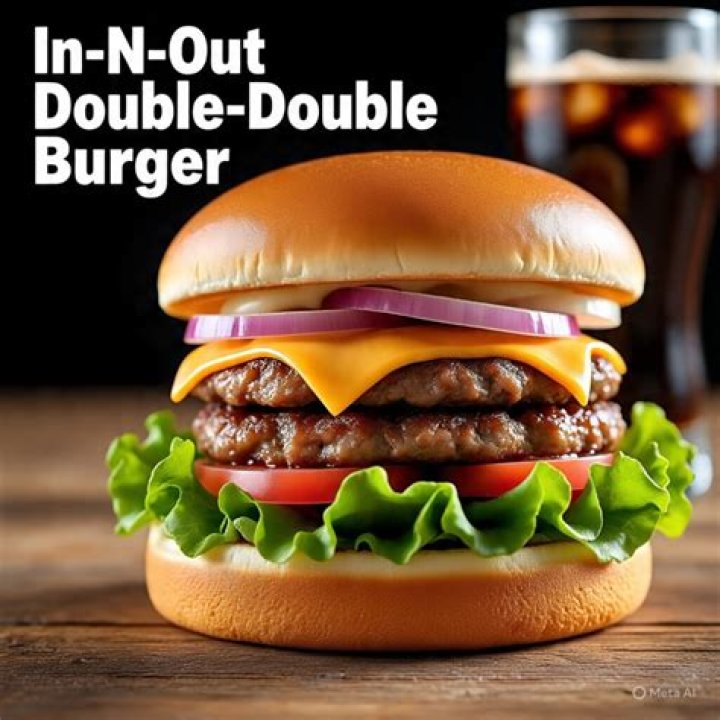 What is on an in and out double double