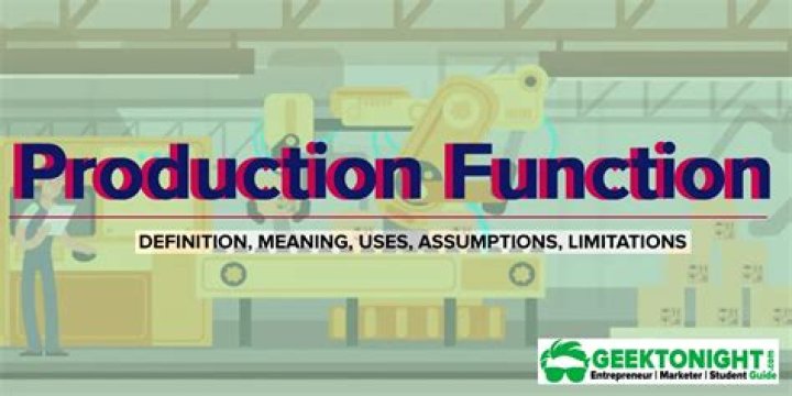 What is production function with examples