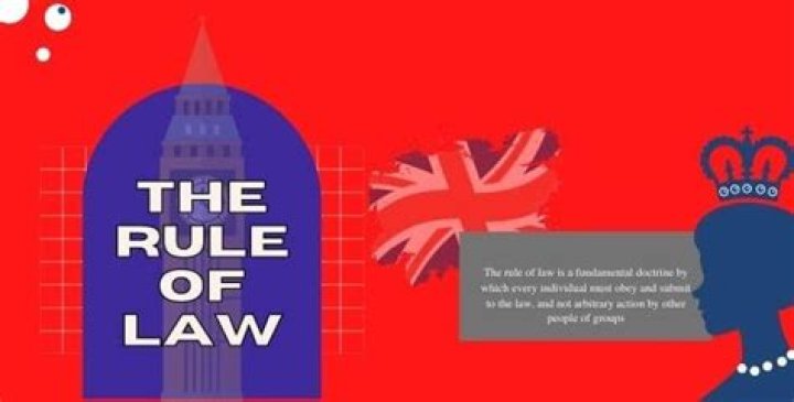 What is rule of law in UK constitution