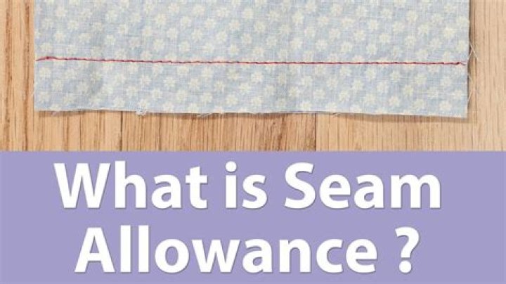 What is seam allowance in a pattern