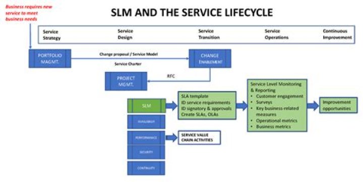 What is service level management
