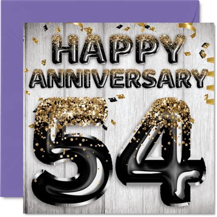 What is the 54th wedding anniversary