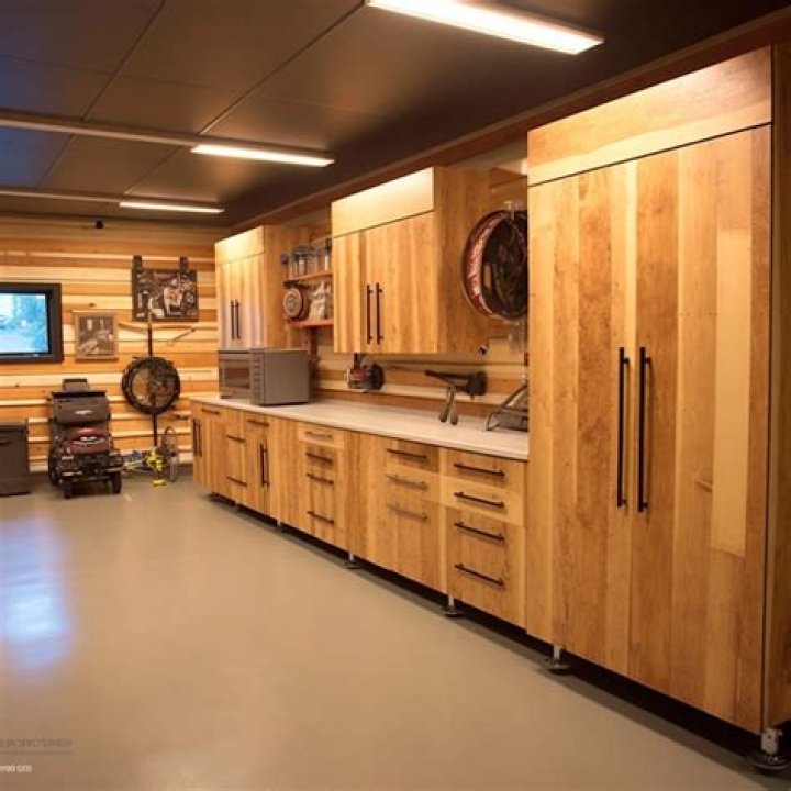 What is the best material for garage cabinets